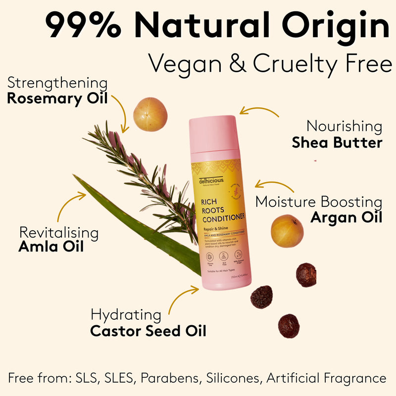 Delhicious Rich Roots conditioner - British product