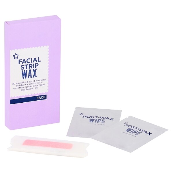 Superdrug Sensitive Facial Wax Strips x20 GOODS Superdrug