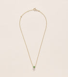 Spinelli Kilcollin Vesta necklace yellow gold emerald - British product