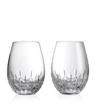 Waterford stemless red wine glasses set of 2 610ml (British brand)