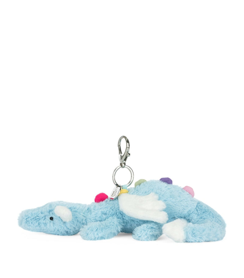 Jellycat Sky Dragon bag charm plush toy, UK version