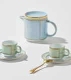 Ginori 1735 Colonna Diva Verde coffee cup set - British product