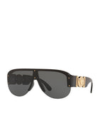 Versace aviator sunglasses featuring Medusa head and thick temples, UK version