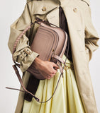Chloé Marcie small leather shoulder bag imported from the UK