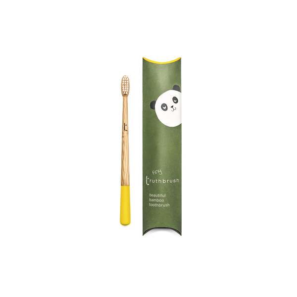 Tiny Truthbrush Bamboo Toothbrush for children 1 Yr Supply GOODS Superdrug