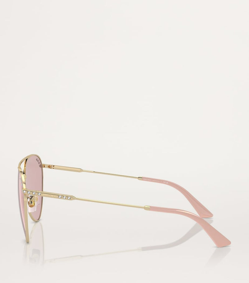 Jimmy Choo steel sunglasses model JC4002B - British product