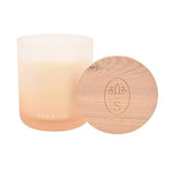 Scented candle frosted glass eucalyptus sage vetiver 270g (British brand)