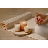 Scented candle frosted glass eucalyptus sage vetiver 270g (British brand)