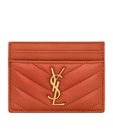 Harrods Saint Laurent Leather Cassandre Card Holder- Buy online at McGrocer