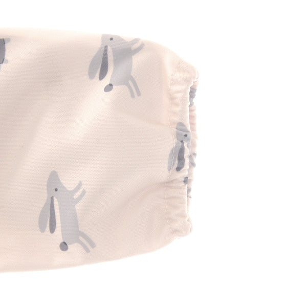 Ziggle Baby Coverall Feeding Bib Bobtail Bunnies (British brand)