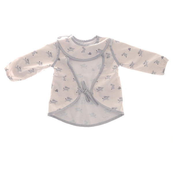 Ziggle Baby Coverall Feeding Bib Bobtail Bunnies (British brand)