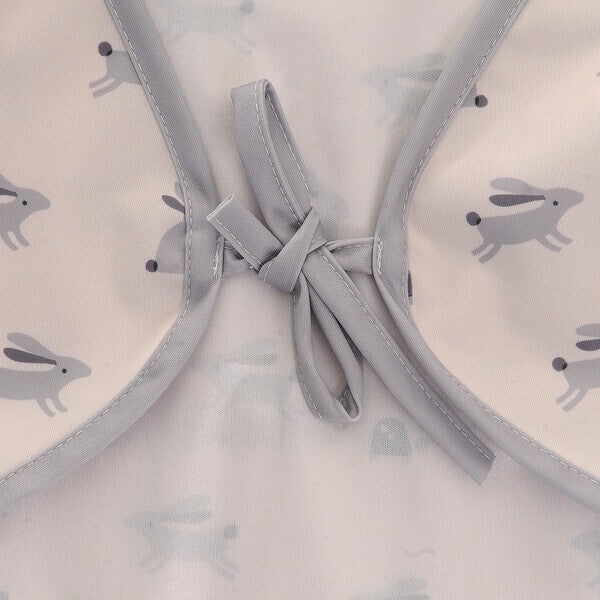 Ziggle Baby Coverall Feeding Bib Bobtail Bunnies (British brand)