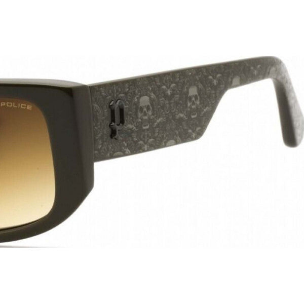 Police brown acetate frame sunglasses SPLL13M - British product