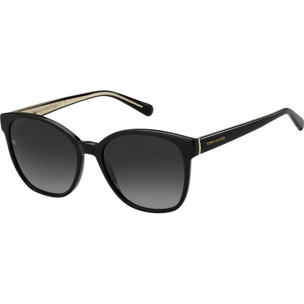 Tommy Hilfiger black acetate sunglasses TH 1811, imported from the UK