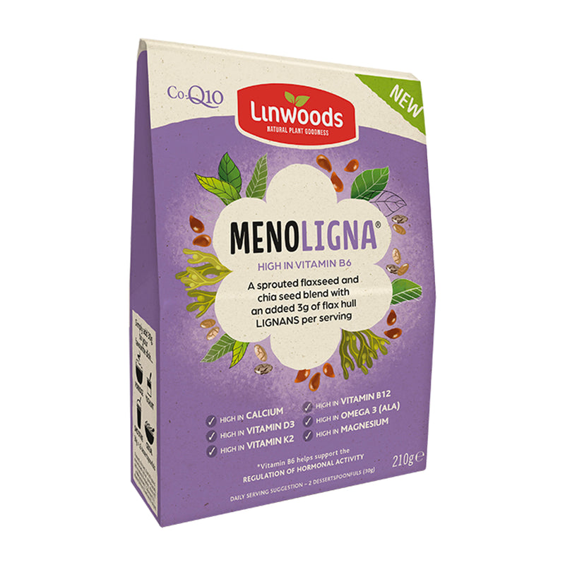 Linwoods Menoligna flax seed supplement 210g, UK version