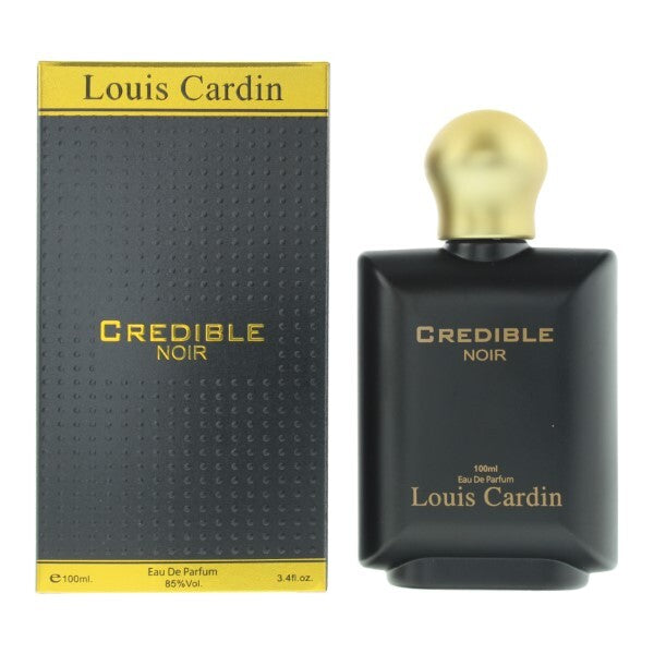 Louis Cardin Credible Noir Eau de Parfum 100ml, imported from the UK