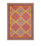 Dolce&Gabbana Casa Wool-Silk Carretto Print Throw 140cm x 180cm - British product