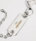 Harrods graduating white gold diamond pendant necklace 0.50ct (British brand)