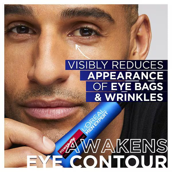 L'Oreal Paris Men Eye Cream with Hyaluronic Acid, UK version