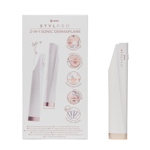STYLPRO 2-in-1 Light Up Sonic Dermaplane (British brand)