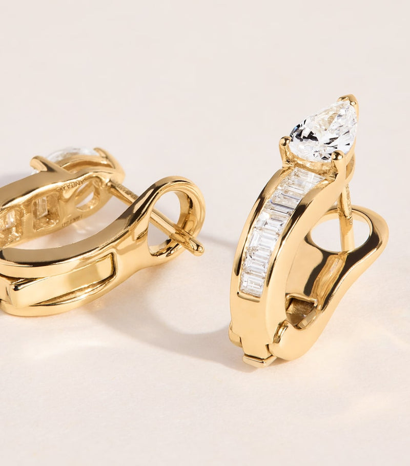 Anita Ko Saturn huggie earrings, UK version