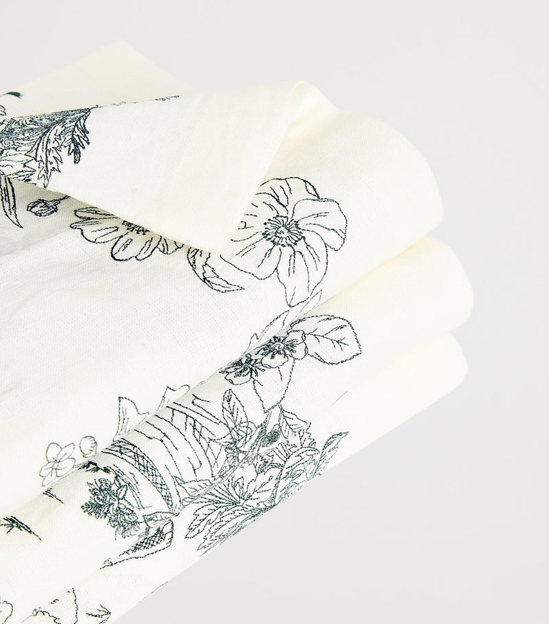 Harrods cotton-linen Toile de Jouy tablecloth - British product