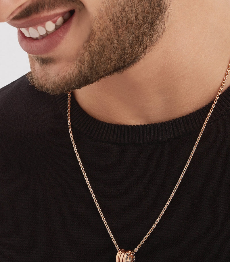 Bvlgari B.zero1 necklace rose gold 18kt - British product
