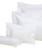 Pratesi square Oxford striped pillowcase 65cm x 65cm, imported from the UK