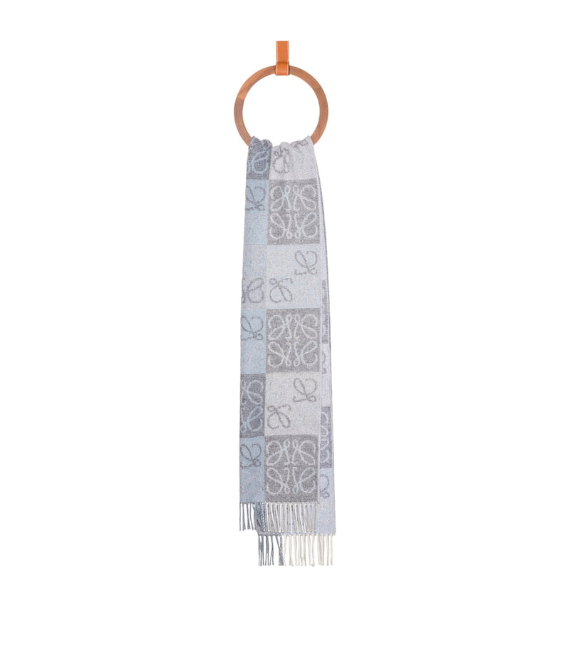 LOEWE Wool-Cashmere Anagram Scarf