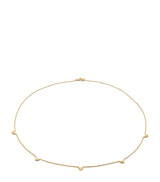 Harrods Monica Vinader Gold Vermeil Heart Station Chain Necklace- Buy online at McGrocer