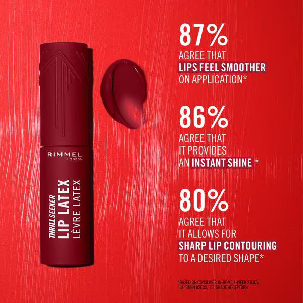 Rimmel Thrill Seeker Lip Latex Lip Stain Spicy, imported from the UK