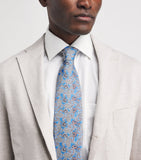 Eton silk paisley tie 8cm - British product