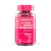 Novomins Women's Bio-Balance Strawberry Flavoured Probiotic Gummies 60 Gummies, imported from the UK