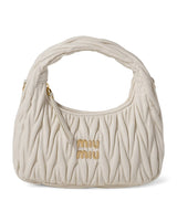 Harrods Miu Miu Matelassé Leather Wander Top-Handle Bag 17cm x 20cm x 6cm- Buy online at McGrocer