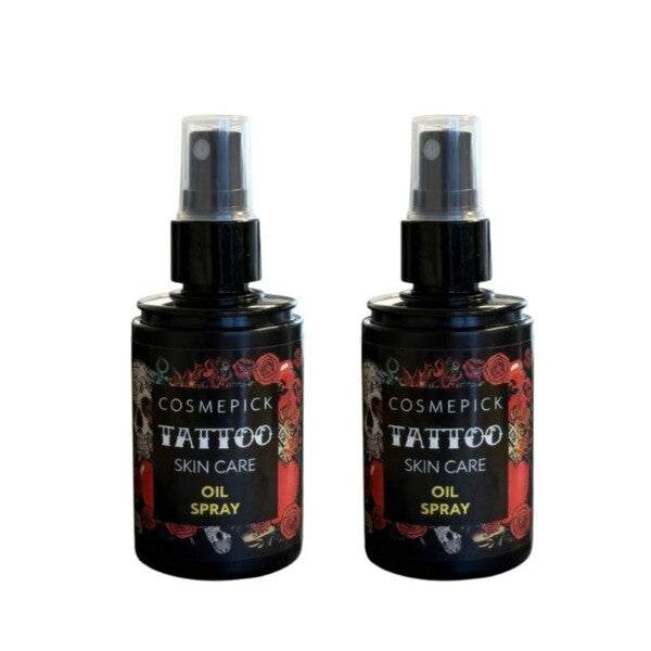 COMSEPICK tattoo oil spray 2x50ml for healed tattoos (British brand)