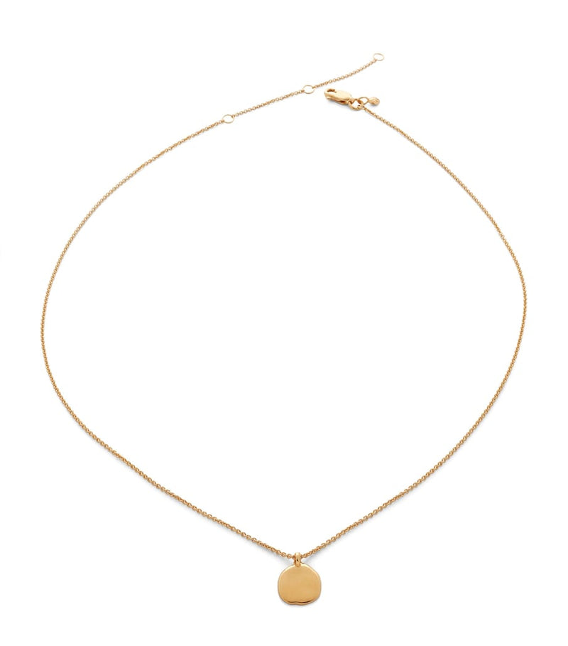 Monica Vinader gold vermeil pendant necklace, imported from the UK