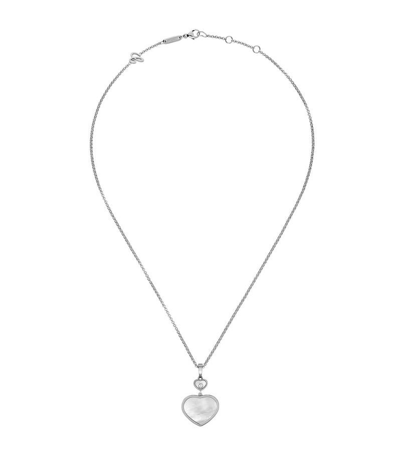 Chopard Happy Hearts pendant white gold diamond (British brand)