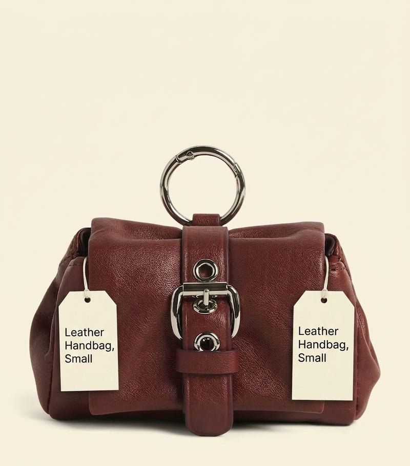 Vivienne Westwood leather Hazel Treasure charm bag mini, UK version