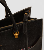 Thom Browne large leather duet tote bag, UK version