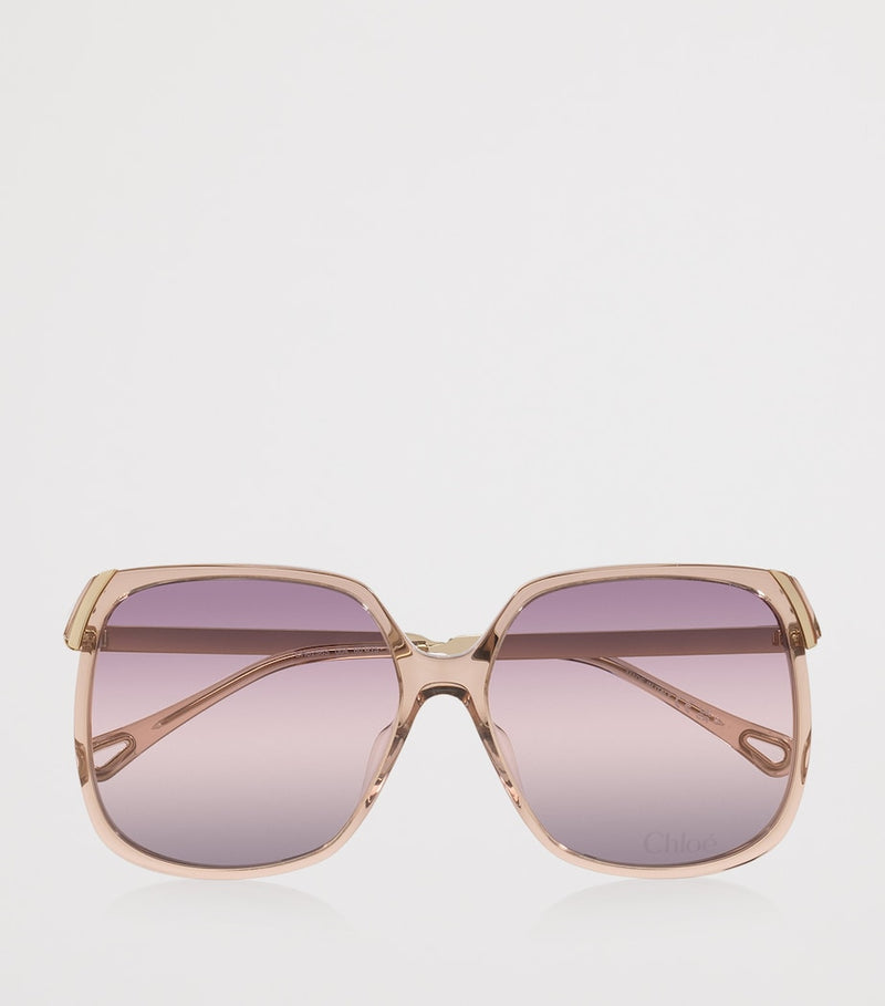 Chloé CH0286S rectangular acetate sunglasses - British product
