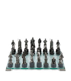 Royal Selangor Star Wars chess set pewter glass board (British brand)