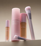 Harrods Vegan Fibre Foundation and Contouring Brush with Soft Angled Design- Buy online at McGrocer