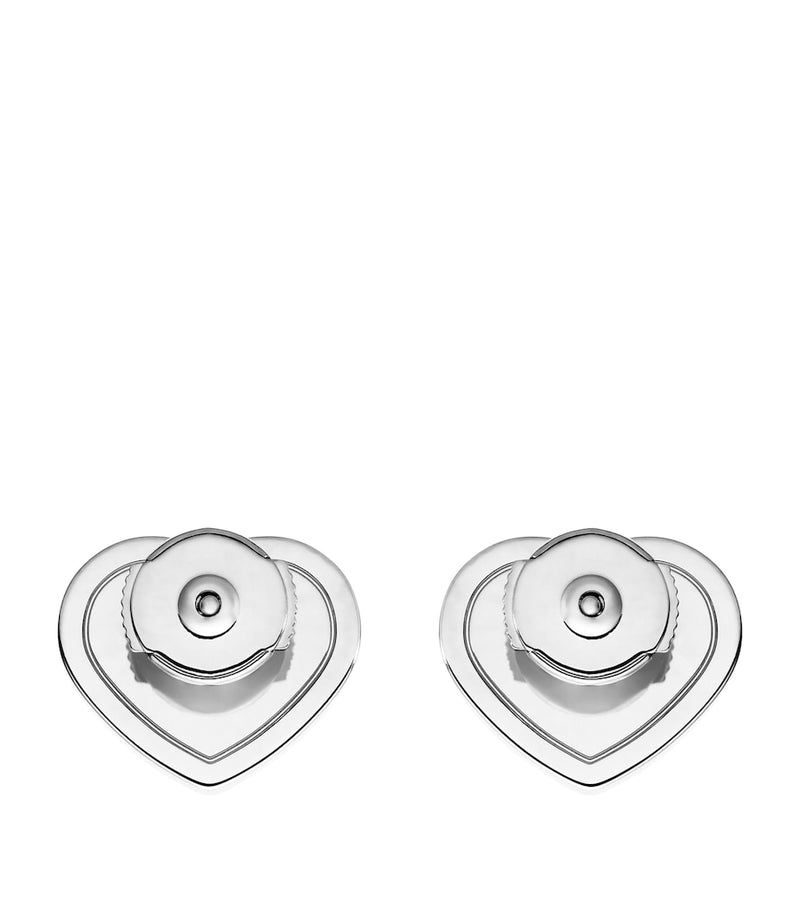 Chopard Happy Hearts earrings white gold diamonds, UK version