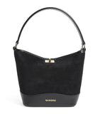 Sandro Paris mini suede bucket bag (British brand)
