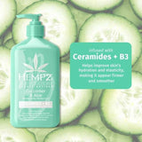 Hempz Cucumber & Aloe Body Moisturiser 500mL - British product