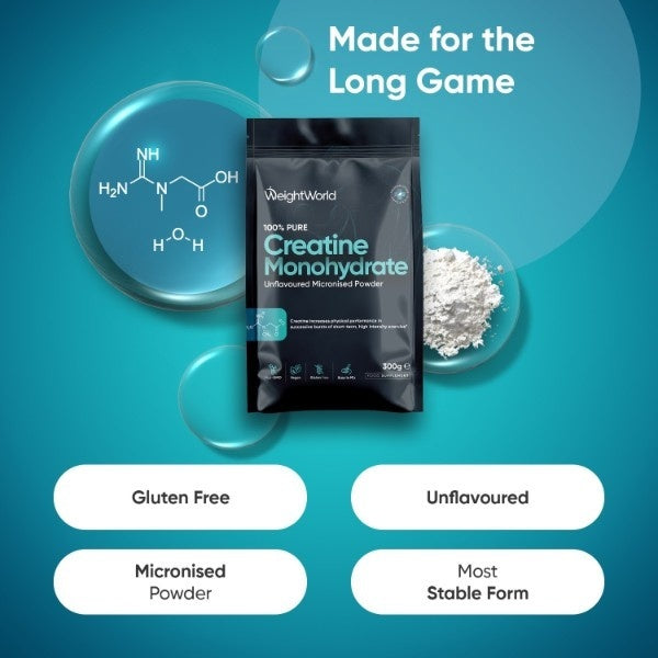 WeightWorld creatine monohydrate powder 300g, UK version