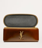 Saint Laurent Gaby patent leather top-handle bag - British product