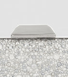 Jimmy Choo cloud clutch bag crystal embellished chain strap (British brand)