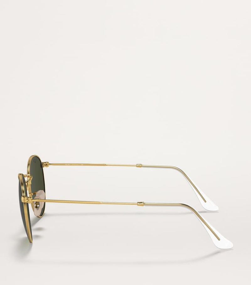 Ray-Ban round wire-frame sunglasses, imported from the UK