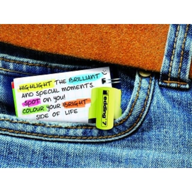 Edding Mini Highlighters 5 per pack